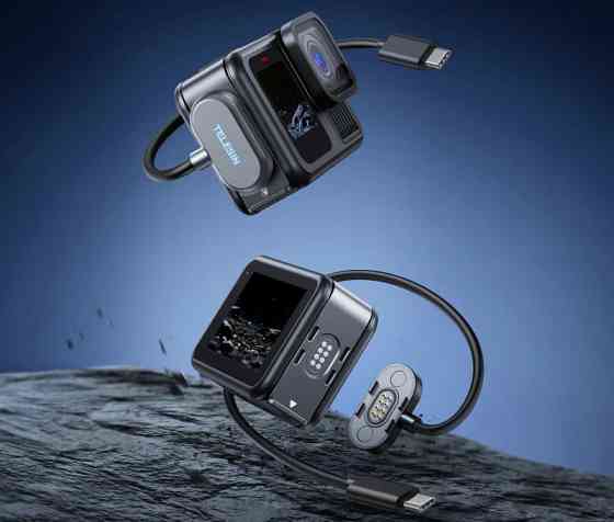 Дверцята акумулятору магнітна зарядка GoPro 13-9 вологостійка Telesin S6-CLC-01-TGP Київ