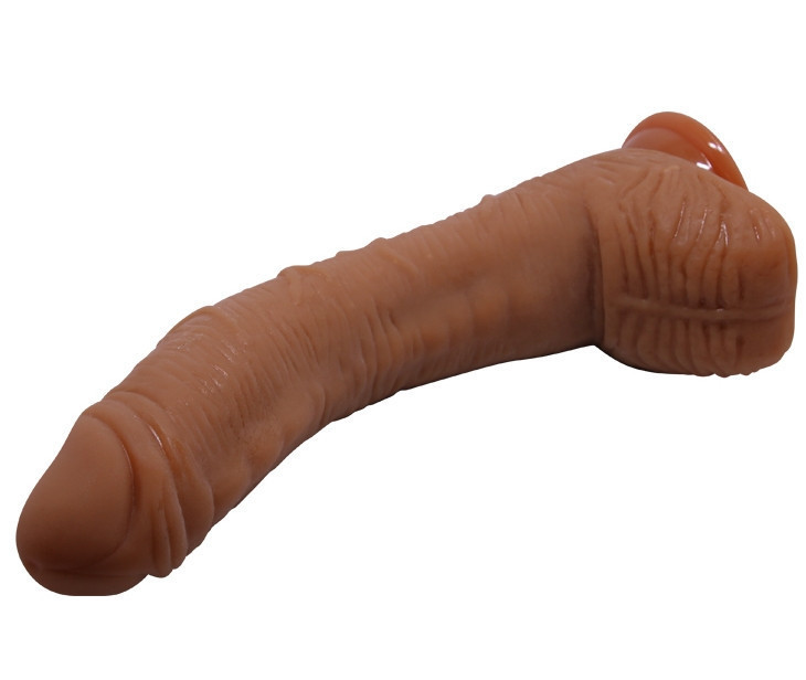 Фалоімітатор на присосці Baile Beautiful ALEX 10.6'' Brown, BW-008037NR-1 Sex Aura Київ - фото 6