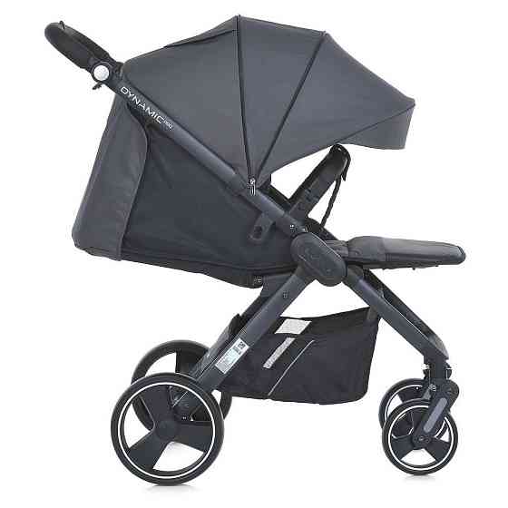 Коляска дитяча EL CAMINO DYNAMIC PRO Charcoal прогулянкова з чохлом дощовиком Сіра (ME 1053-3) Чернігів