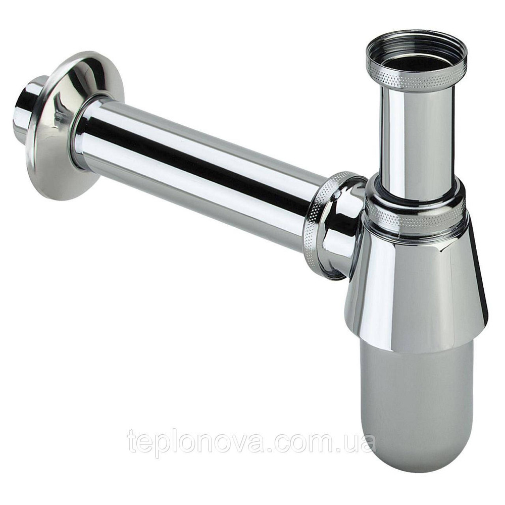 Сифон для раковины VIEGA 1 1/4″ х1 1/4″ метал. хром бутыл. б/г 100674 Черновцы - изображение 1