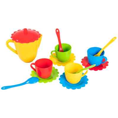 Игровой набор Tigres посуда Ромашка на 4 персоны с чайником ЛЮКС (39085) Винница