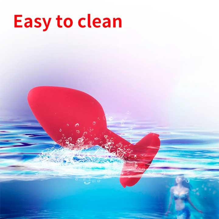 Силиконовая анальная пробка 