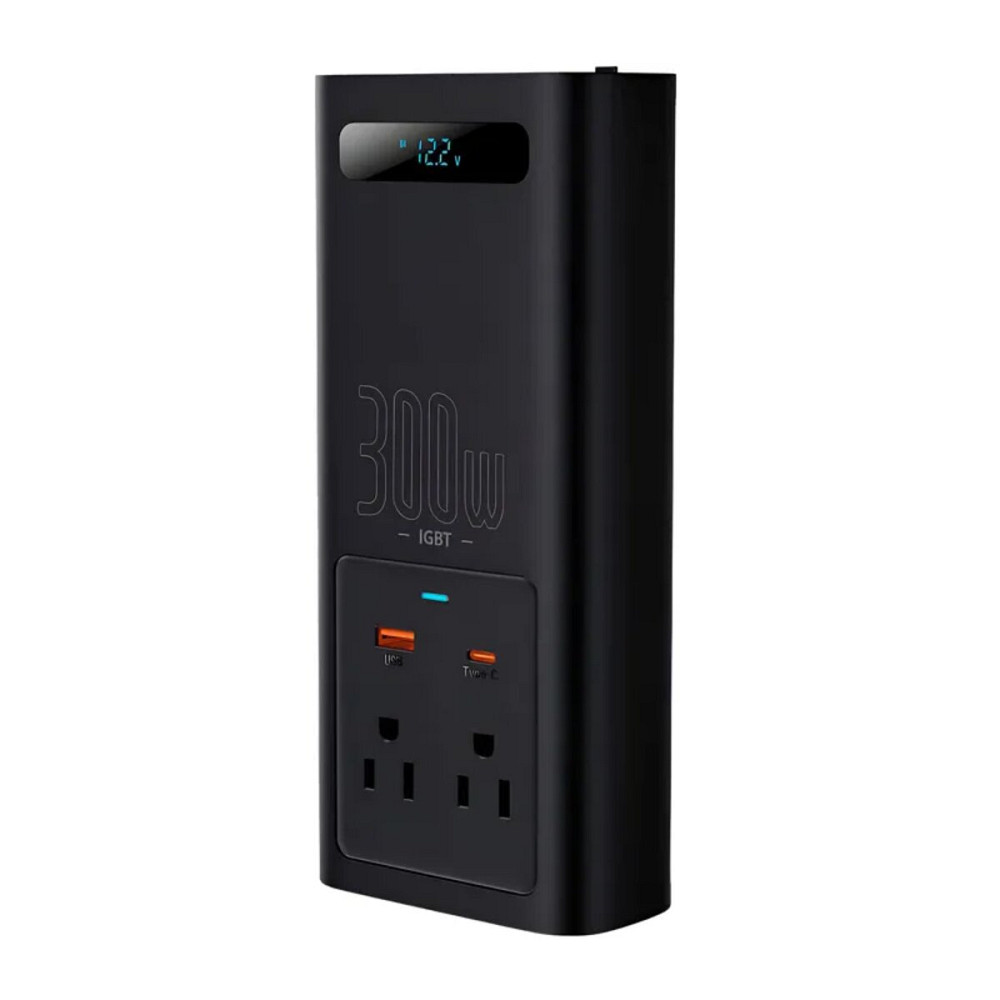 Автомобільний інвертор Baseus IGBT Power Inverter 300W (110V US/JP ) Black (CGNB010001) Киев - изображение 2