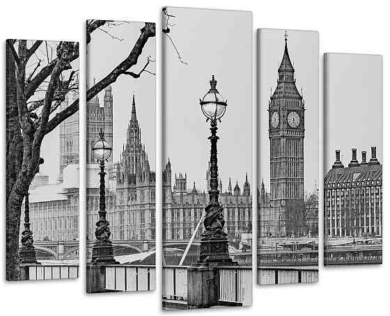 Модульна картина Лондон Art-324_5 ( 80х118см ) Київ
