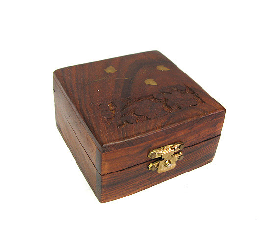 Скринька дерев'яна маленька квадратна Київ - фото 1