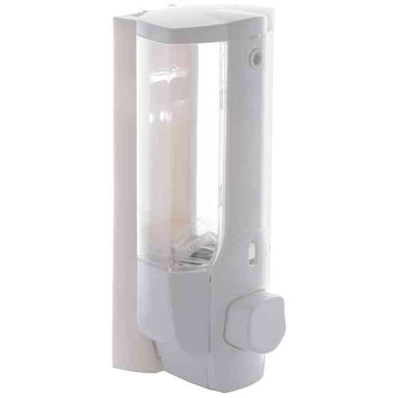 Дозатор для жидкого мыла настенный белый Zerix LR406 (ZX2717) Киев