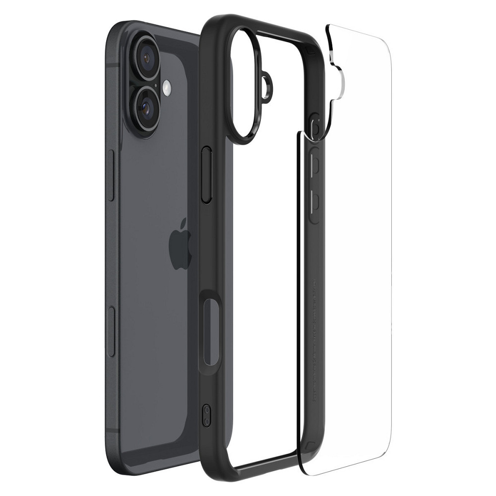 Чохол-накладка Spigen Ultra Hybrid для Apple iPhone 16 Matte Black (ACS08201) ( 19317 ) Харків - фото 7