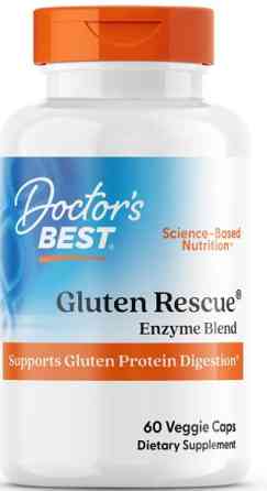 Розщеплення глютену Doctor's Best Gluten Rescue 60 капс Київ