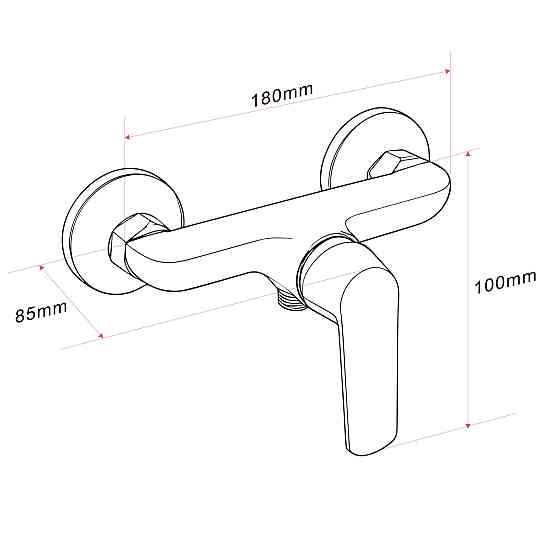 Смеситель для душа Globus Lux Laguna GLA-0105N (000032041) Киев
