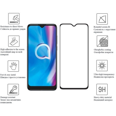 Скло захисне Drobak Alcatel 1SE (616187) Вінниця - фото 4