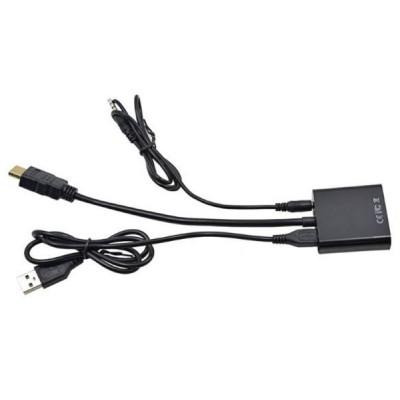 Перехідник ST-Lab HDMI male to VGA F (з кабелями аудіо і живлення від USB) (U-990) Вінниця - фото 8