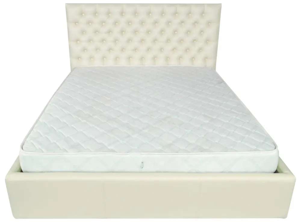 Кровать Двуспальная Cambridge Comfort 160 х 200 см Fly 2200 A1 С подъемным механизмом и нишей для белья Белый Днепр - изображение 10