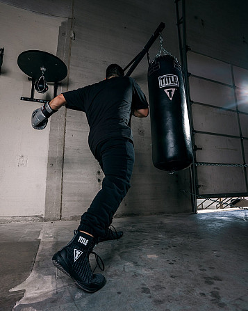 Боксерки (боксерські туфлі) TITLE Boxing Predator II Shoes 2.0 Black/Grey 40р. Кам'янське - фото 7