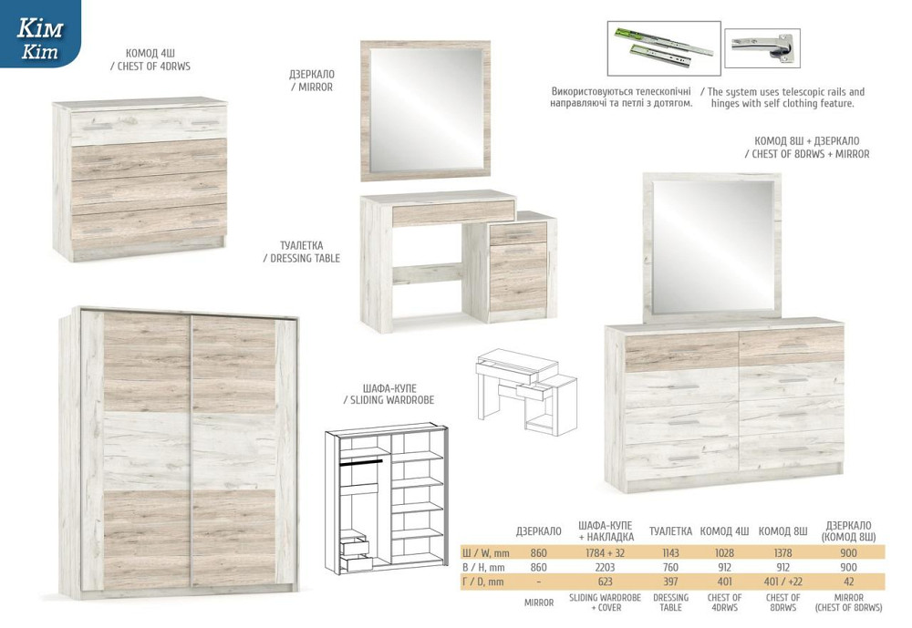 Комод 4Ш Кім Львів - фото 3