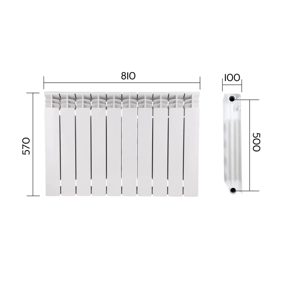 Радиатор биметаллический Thermo Alliance Bi-Vulcan PLUS 500/100 1,8 кг Киев - изображение 11