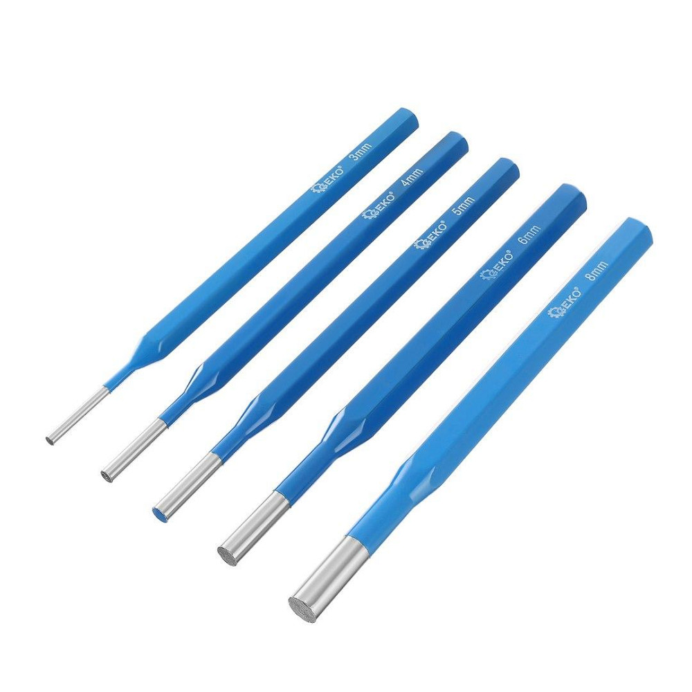 Набір зубил по металу, пробійників та керн "GeKo" к-т 12 шт [CrV] Стрый - изображение 5