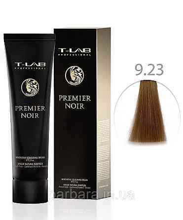 Крем-краска для волос T-LAB Professional Premier Noir Colouring Cream 9.23 Очень светлый блондин перламутрово-золотистый Киев