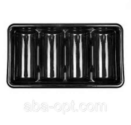 Лоток для зберігання столових приборів чотирьохсекційний 51 х 28 х 9 см Блек (шт) Одеса