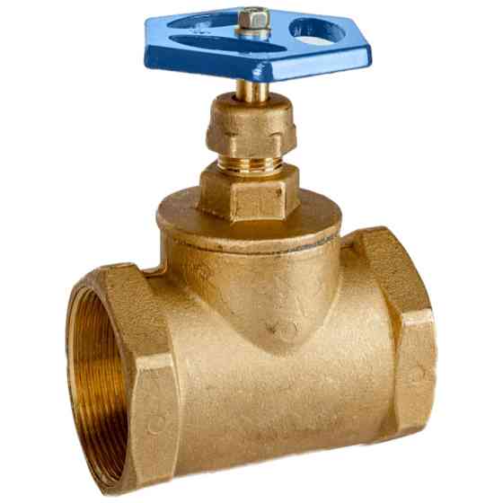 Кран ХВ вентильний прямий 2" ВВ латунний Б1128А. Київ