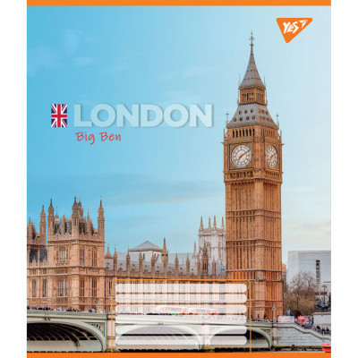 Тетрадь Yes Greatest cityes 96 листов линия (767179) Винница - изображение 4