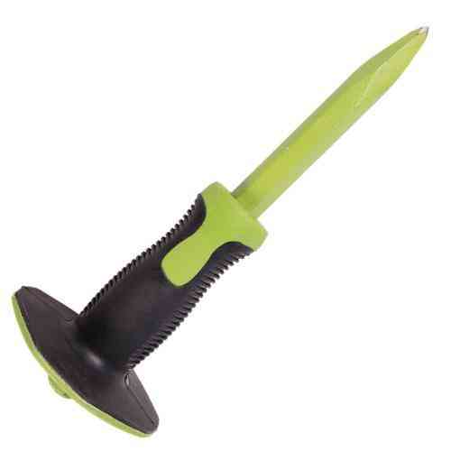 Зубило для каменю пікоподібне 250х16мм із захисною рукояткою Alloid Одеса