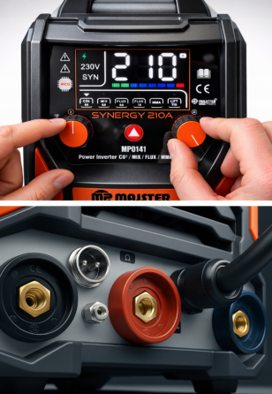 Инверторный сварочный аппарат MIG CO₂ FLUX MMA TIG 210A Majster Pro (Польша) Киев