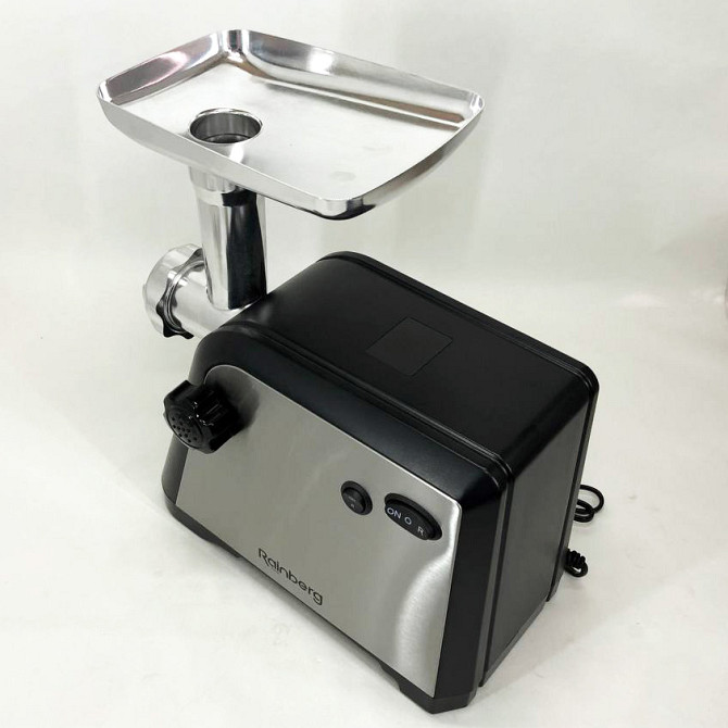 Мощная мясорубка электрическая для дома Rainberg RB-672 3000W, Мощная качественная электромясорубка NG-58 Львов - изображение 7