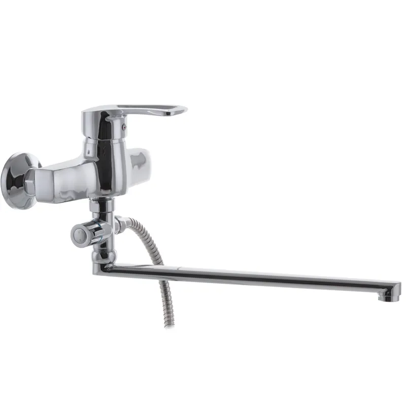 Змішувач для ванни Zerix EDN 181 з довгим виливом ZX0031 Харків - фото 1