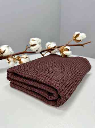 Вафельний рушник Ideal Textile 70х140 см 240 г/м2 (56860827) Коричневий Чернівці