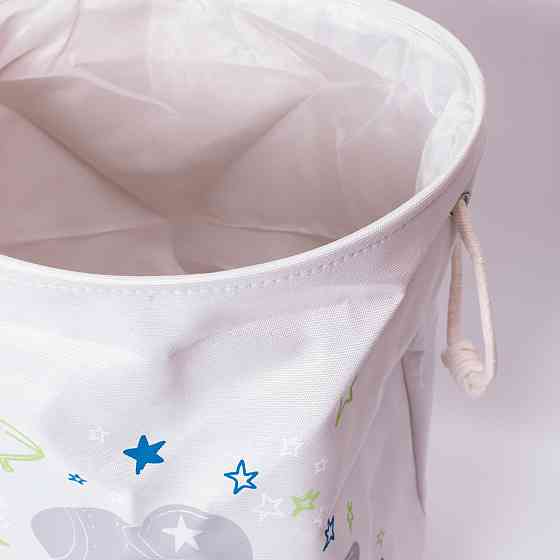 Кошик для іграшок тканинний 40×40×47 см Білий HP-41-15W Київ