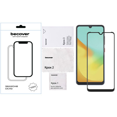 Стекло защитное BeCover ZTE Blade A35/A55 Black (712313) Винница - изображение 4