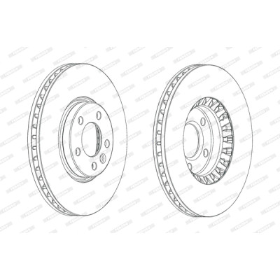Тормозной диск FERODO DDF2182C-1 Винница - изображение 1