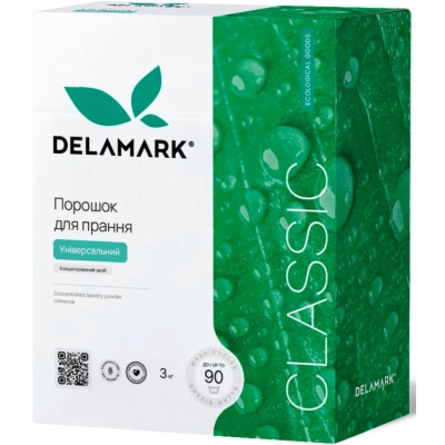 Стиральный порошок DeLaMark Universal 3 кг (4820152330017) Винница - изображение 1