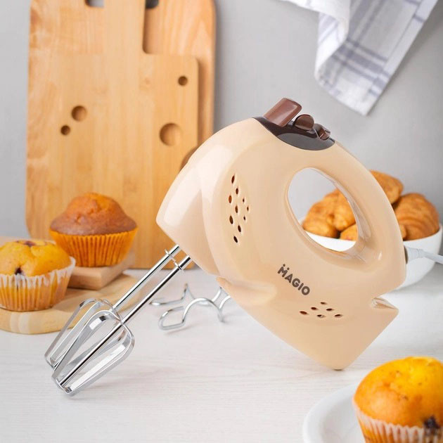 Миксер для приготовления теста и кремов, Миксер бытовой кухонный Ручной кухонный для кондитера TX-46 Львов - изображение 2