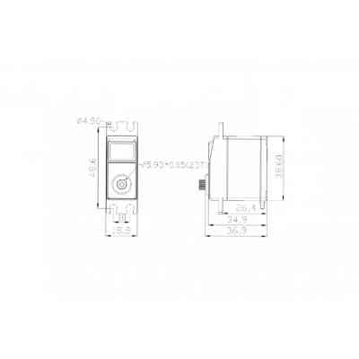 Сервопривід для дрона Emax ES3005HV Metal Gear Digital Servo (0102007010) Вінниця