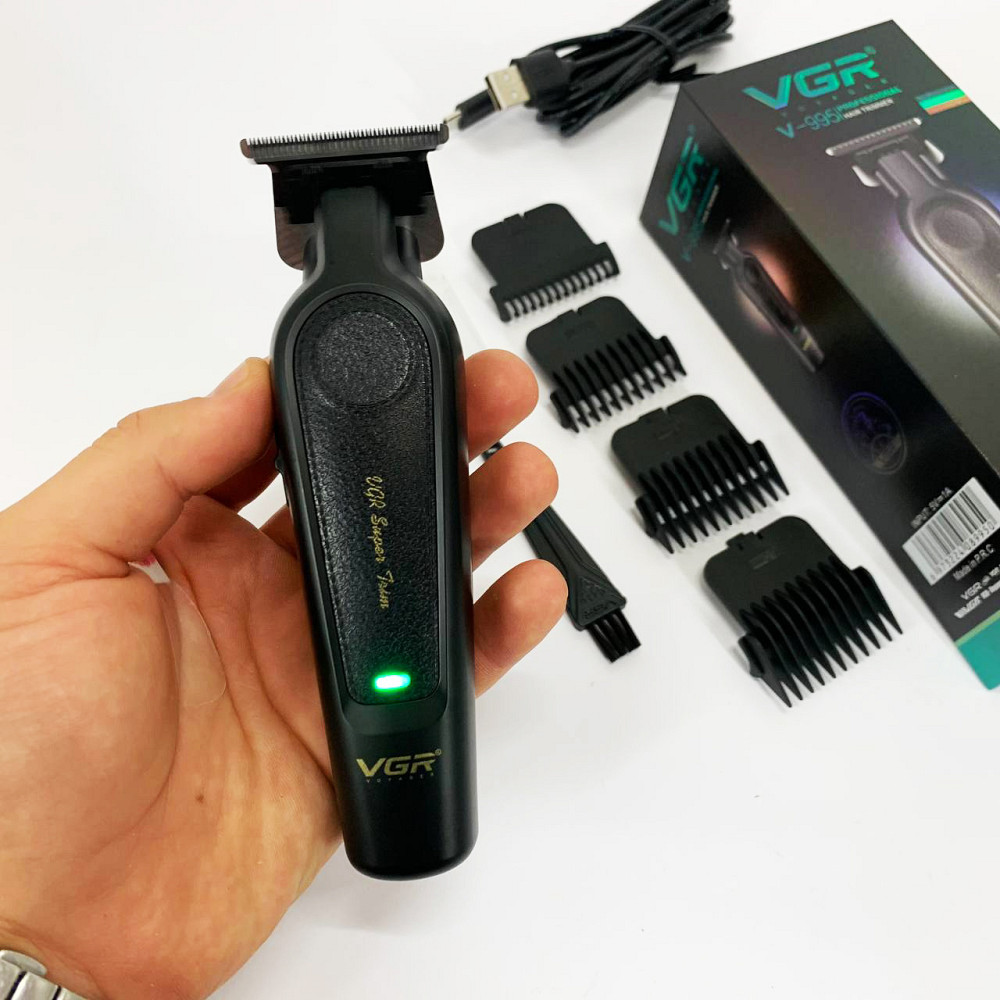 Универсальная машинка для стрижки головы и бороды VGR V-995, Професиональная машинка для стрижки волос CI-75 Львов - изображение 3