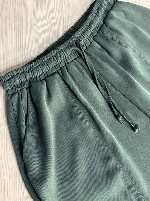 Брюки жіночі Mix Ray 4307 МОМ з резинкою та шнурком на талії, хакі, L Київ - фото 19