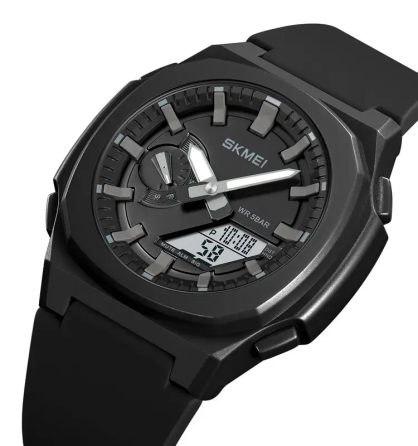 Годинник чоловічий наручний Skmei 2091 (Чорний з сірим) Київ