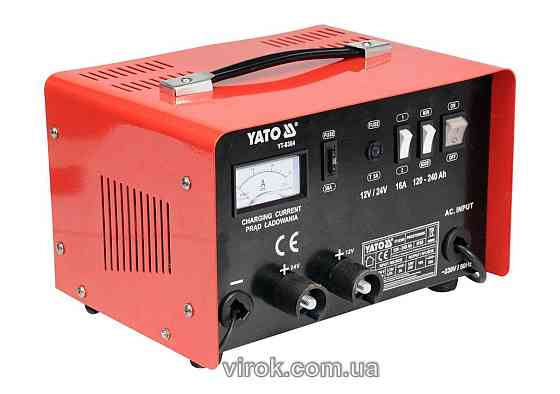 Зарядний прилад YATO : 12/24V, 16А, 240Ah [2] Одесса