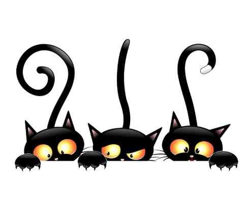 Наклейка на стіну коти декоративна вінілова для інтер'єру Київ