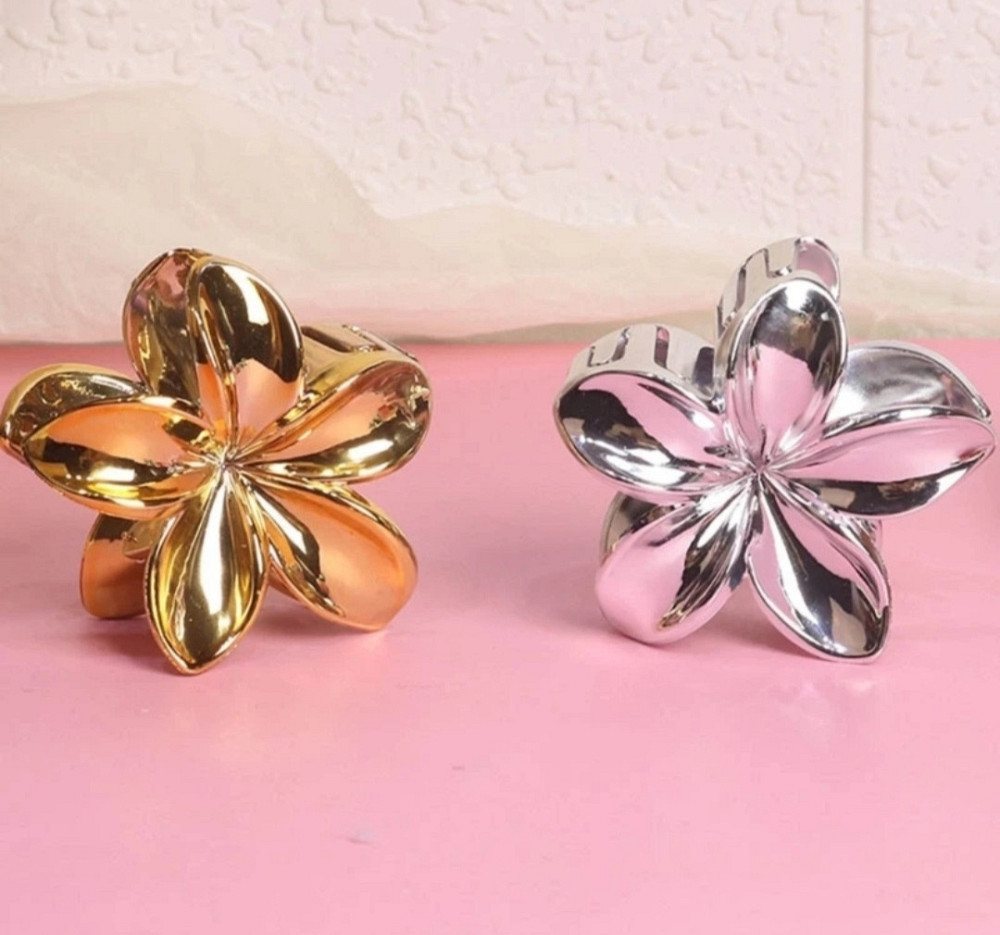 Заколка-крабік "Гавайська квітка" Сміла - фото 16