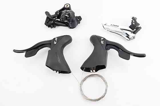 Комплект перемикання (групсет) 2x8 швидкостей, чорні R3, 4 деталі Київ