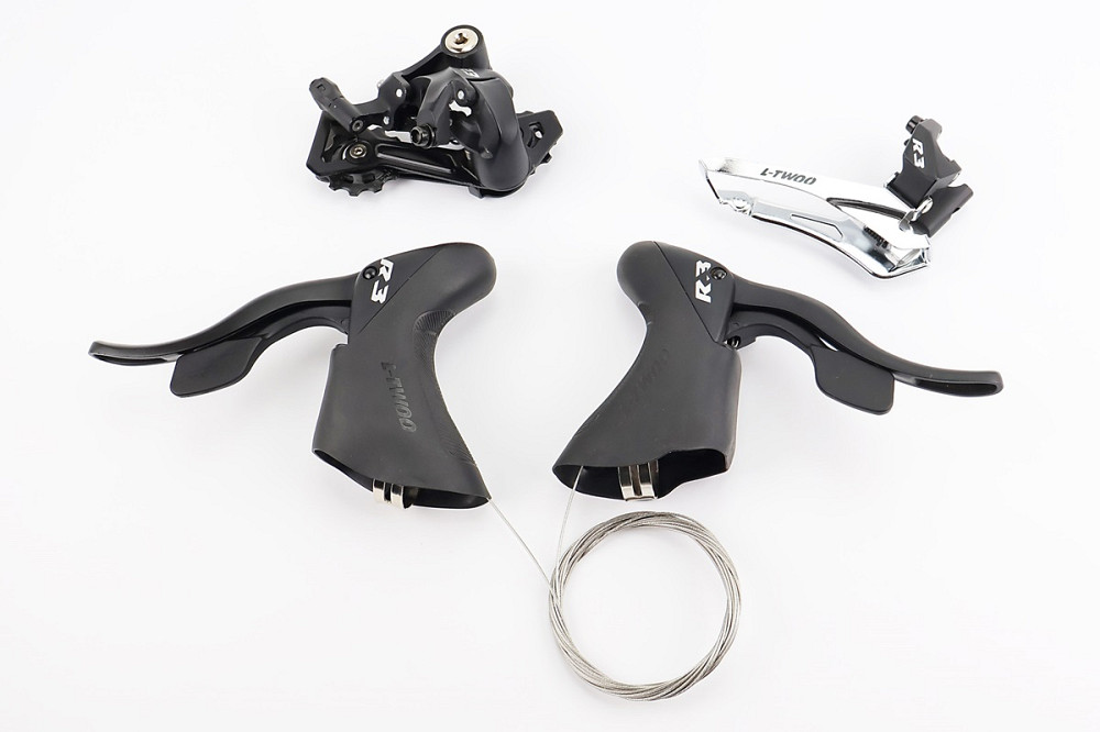 Комплект перемикання (групсет) 2x8 швидкостей, чорні R3, 4 деталі Київ - фото 1