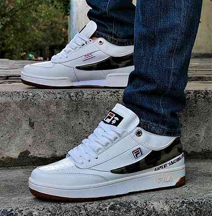 Кросівки FILA Білі Кеди Чоловічі Шкіряні (розміри: 40,41) Відео Огляд Дніпро