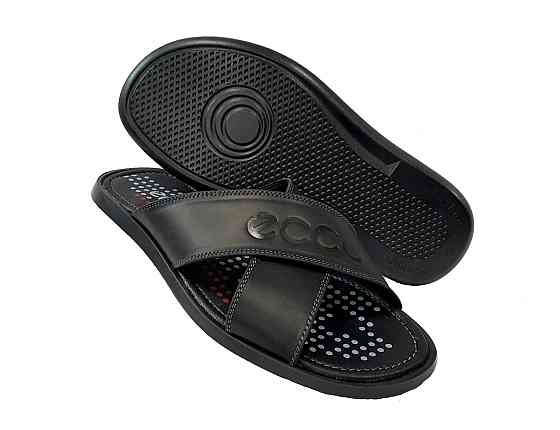 Мужские кожаные шлепки,производство Польши.p.44(28,5см) Киев