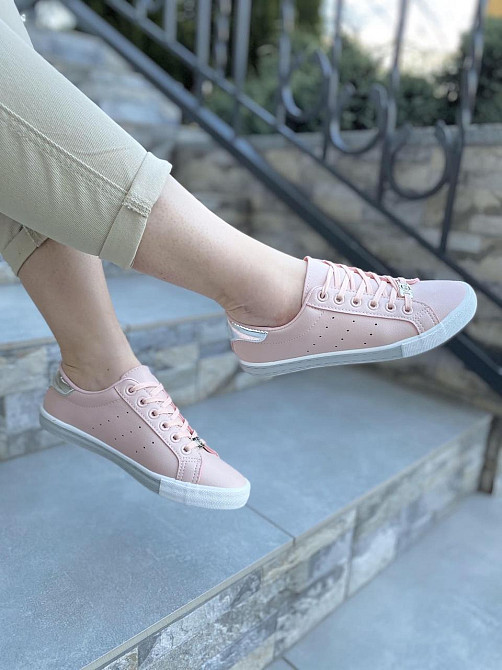 BBG Сліпони жіночі B.B.G рожевий/срібло (весна-осінь, еко-шкіра) (2506) 36-41 Коломия - фото 9