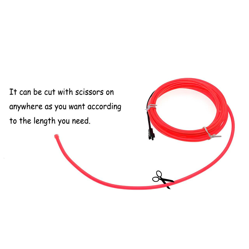 Светодиодная лента RESTEQ в виде гибкого провода длиной 5м — LED неоновый свет с контроллером, декоративная подсветка для дома, Киев - изображение 8