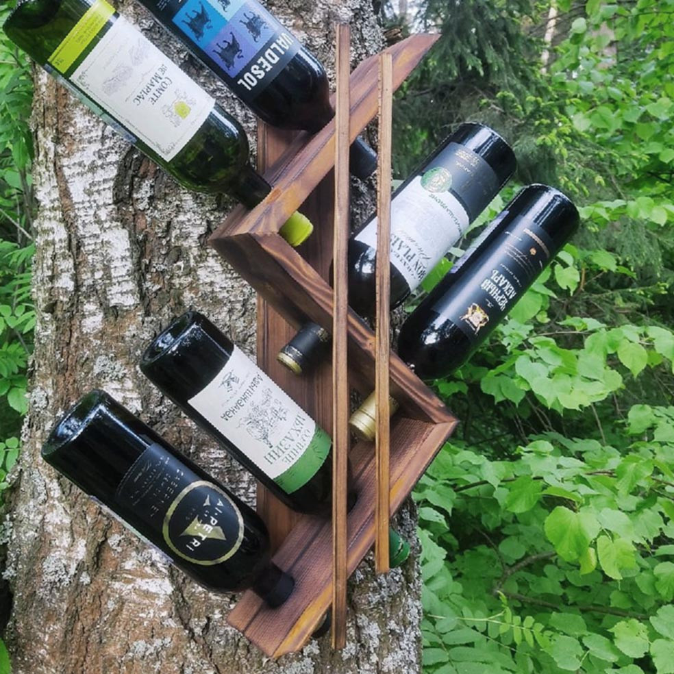 Настінна винна полиця "Масіке" трюфель Миколаїв - фото 1