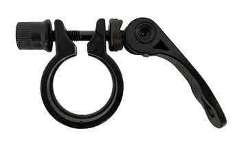 Хомут трубы подседельной велосипеда (крепление эксцентрик) Ø-28,6 черный KL-M07 Мукачево