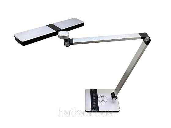 Лампа настільна світлодіодна гнучка Sirius BL-1105-C срібна Київ